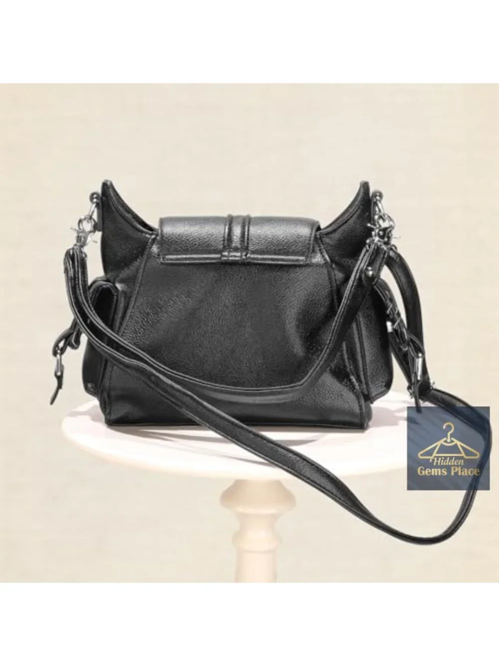 Mini Tote Bag City Shoulder Boho Vegan Leather Hobo with Straps Distressed
